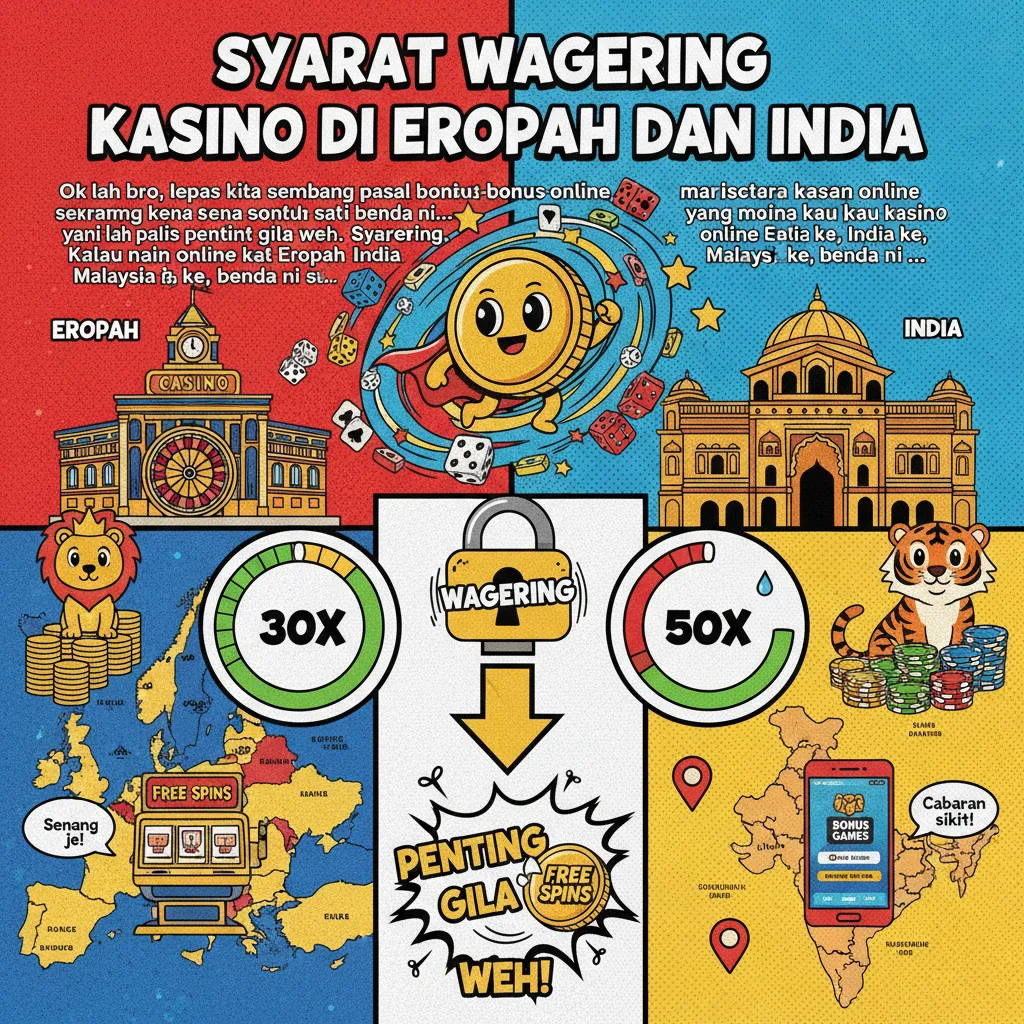 Syarat Wagering Kasino di Eropah dan India